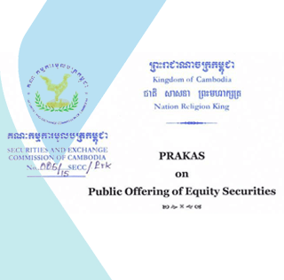 Parkas 005/15 on Public Offering Of Equity Securities