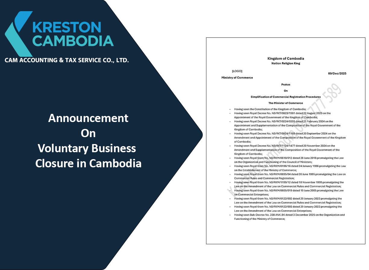 Voluntary Business Closure in Cambodia